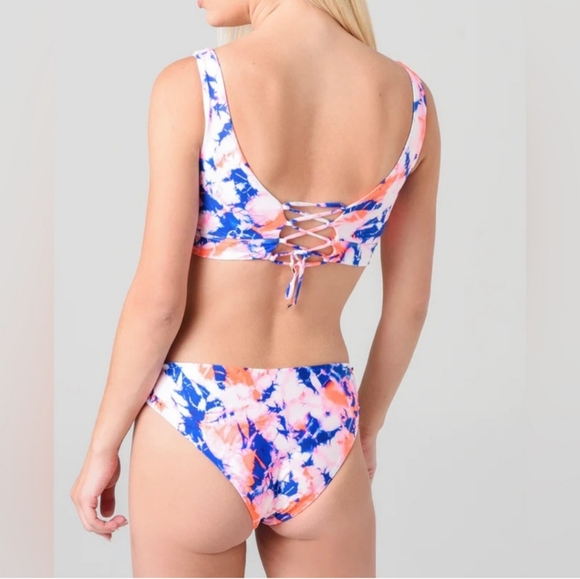 Women's Marble Allure 4-Way Reversible Halter Bikini Mix Matched Sizes - Picture 9 of 11